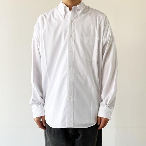 Graphpaper グラフペーパー THOMAS MASON L/S B.D BOX SHIRT WHITE