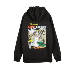 <img class='new_mark_img1' src='https://img.shop-pro.jp/img/new/icons1.gif' style='border:none;display:inline;margin:0px;padding:0px;width:auto;' />SAINTWOODS<br>I Survived Hoodie<br>BLACK