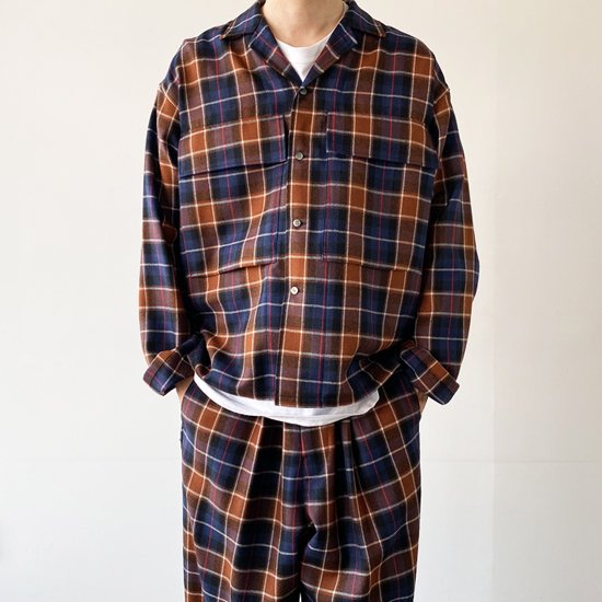 Graphpaper Wool Flannel Shirt