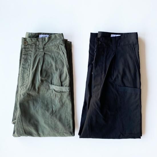 Transport Trousers - 運パン - OLIVE ハズム DAN