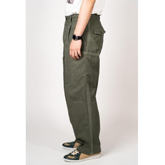 Transport Trousers - 運パン - OLIVE ハズム DAN