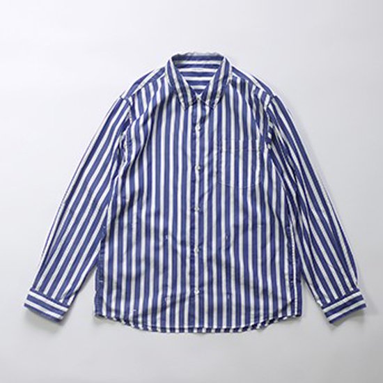 FUTURE PRIMITIVE フューチャープリミティブ FP LOUNGE SHIRT STRIPE- EQUIPMENT エキップメント 通販  WEB STORE