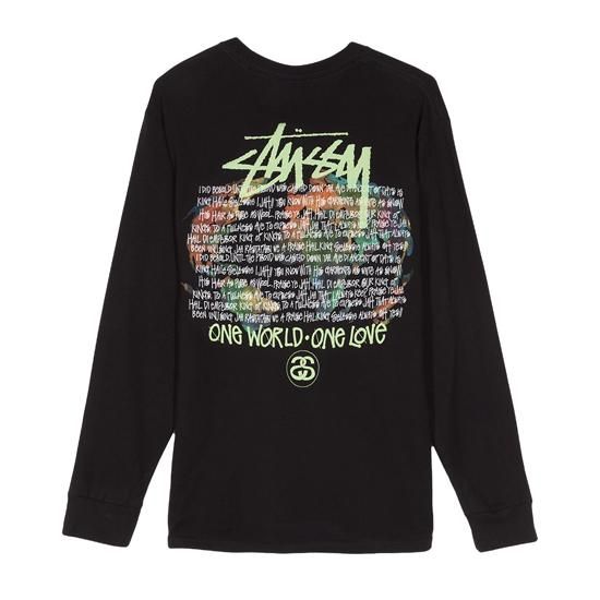 Stussy ステューシー One World Ls Tee Black Equipment エキップメント 通販 Web Store