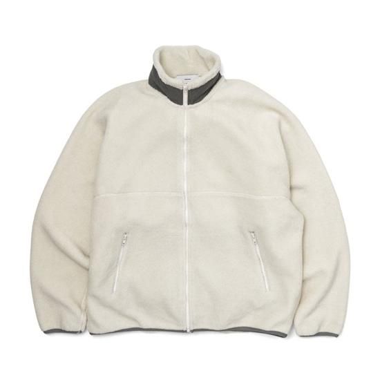 Graphpaper グラフペーパー Wool Boa Zip Up Blouson WHITE- EQUIPMENT エキップメント 通販 WEB  STORE