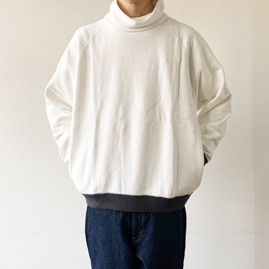 Graphpaper グラフペーパー LOOPWHEELER for GP Hi-Neck Sweat