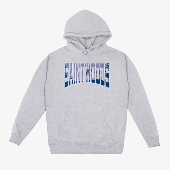 SAINTWOODS BIG MOUNTAIN LOGO HOODIE ASH GREY- EQUIPMENT エキップメント 通販 WEB STORE