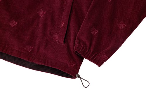 Bronze 56K ALLOVER EMBROIDERED ANORAK MAROON- EQUIPMENT エキップメント 通販 WEB STORE