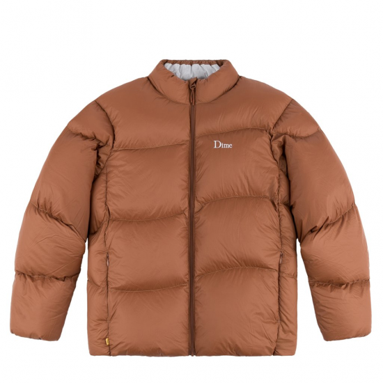 Dime MIDWEIGHT WAVE PUFFER BURNT ORANGE- EQUIPMENT エキップ