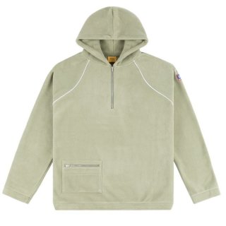 <img class='new_mark_img1' src='https://img.shop-pro.jp/img/new/icons1.gif' style='border:none;display:inline;margin:0px;padding:0px;width:auto;' />Dime<br>POLAR FLEECE HALF ZIP HOODIE<br>LIGHT ARMY