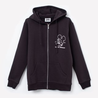<img class='new_mark_img1' src='https://img.shop-pro.jp/img/new/icons1.gif' style='border:none;display:inline;margin:0px;padding:0px;width:auto;' />PUBLIC POSSESSION<br>Cosmic (H)Mouse Zip Hoodie<br>BLACK