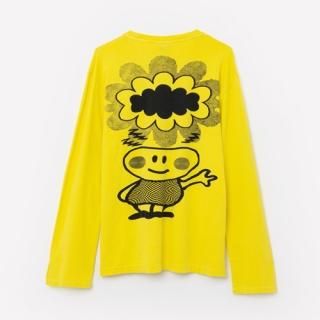 <img class='new_mark_img1' src='https://img.shop-pro.jp/img/new/icons1.gif' style='border:none;display:inline;margin:0px;padding:0px;width:auto;' />PUBLIC POSSESSION<br>Heads In The Clouds L/S T-Shirt<br>YELLOW