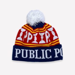 <img class='new_mark_img1' src='https://img.shop-pro.jp/img/new/icons1.gif' style='border:none;display:inline;margin:0px;padding:0px;width:auto;' />PUBLIC POSSESSION<br>PP Logo Bobble Hat<br>MULTI