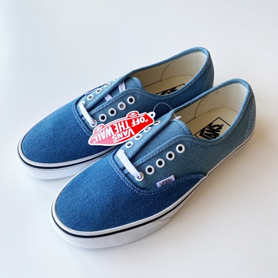 Vans authentic denim outlet blue true white