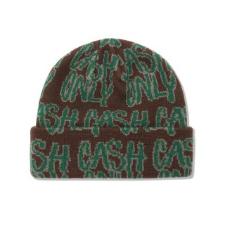 <img class='new_mark_img1' src='https://img.shop-pro.jp/img/new/icons1.gif' style='border:none;display:inline;margin:0px;padding:0px;width:auto;' />CASH ONLY<br>SCRATCH BEANIE<br>BROWN