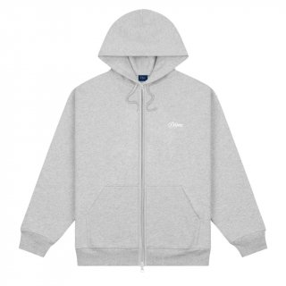 <img class='new_mark_img1' src='https://img.shop-pro.jp/img/new/icons1.gif' style='border:none;display:inline;margin:0px;padding:0px;width:auto;' />Dime<br>CURSIVE SMALL LOGO ZIP-HOODIE<br>HEATHER GRAY