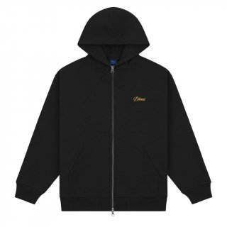 <img class='new_mark_img1' src='https://img.shop-pro.jp/img/new/icons1.gif' style='border:none;display:inline;margin:0px;padding:0px;width:auto;' />Dime<br>CURSIVE SMALL LOGO ZIP-HOODIE<br>BLACK