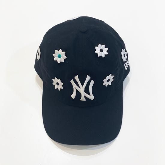 NICK GEAR Special 3D Flower Cap BLACK- EQUIPMENT エキップ