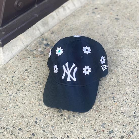 NICK GEAR Special 3D Flower Cap BLACK- EQUIPMENT エキップ
