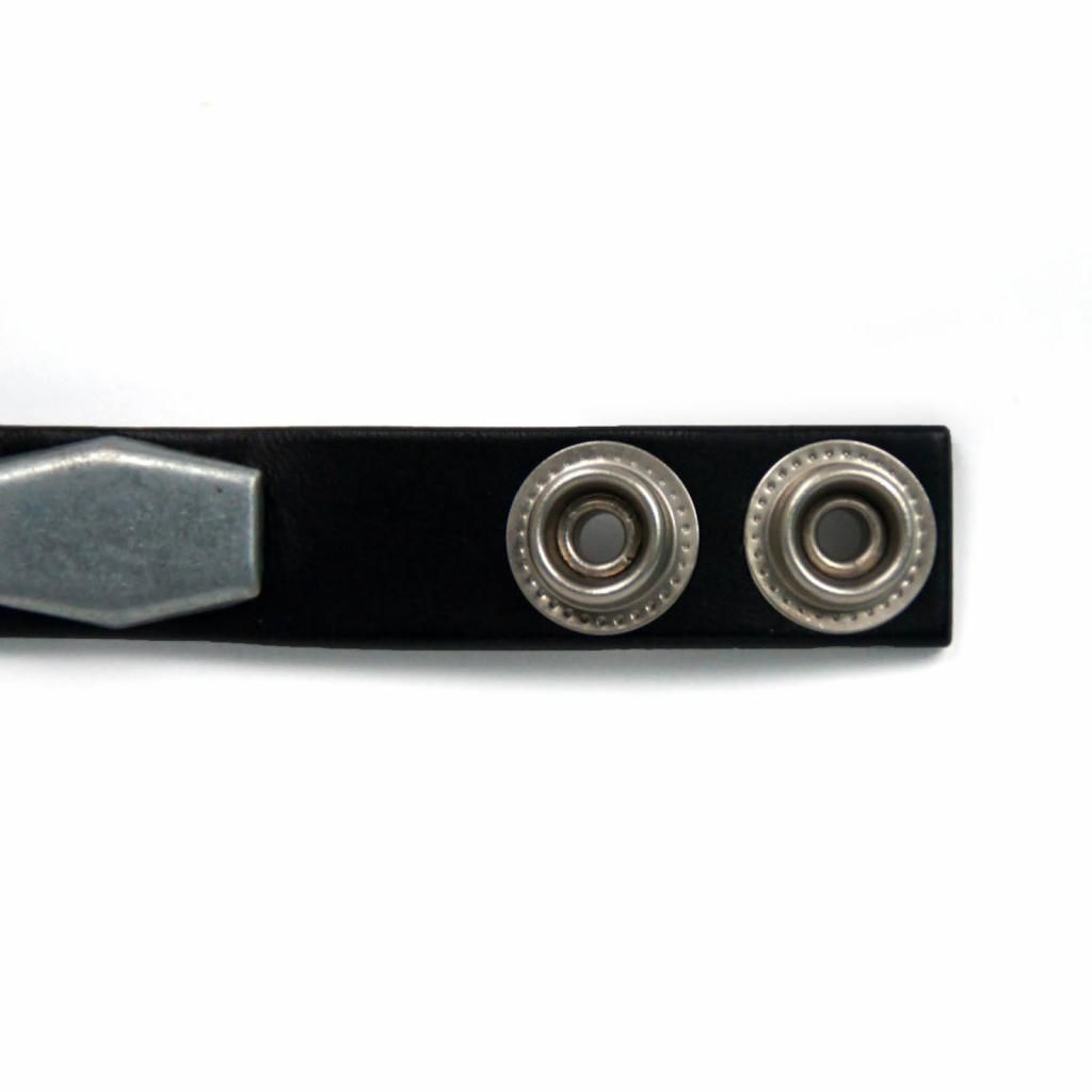 PEEL&LIFT ピールアンドリフト　バングル　リストバンド ブラック EVERGREY JOURNAL — PEEL&LIFT small hex wristband / small