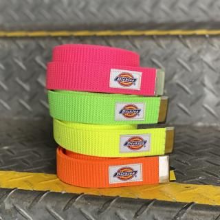 <img class='new_mark_img1' src='https://img.shop-pro.jp/img/new/icons1.gif' style='border:none;display:inline;margin:0px;padding:0px;width:auto;' />Dickies  MN<br>LOGO G.I. BELT<br>PINK,GREEN,YELLOW,ORANGE