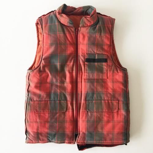 PEEL＆LIFT ピールアンドリフト INSIDEOUT WAISTCOAT Robertson Red Weathered tartan レッド  タータン- 石川県小松市EQUIPMENT エキップメント 通販 WEB STORE