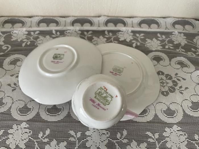 シェリー・ワイルドフラワーピンクのトリオA - アンティークと