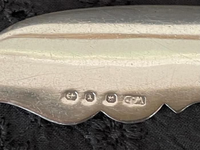 純銀・マザーオブパール バターナイフ - アンティークと薔薇雑貨のお店