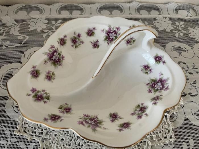 ロイヤルアルバート・スウィートバイオレット スナックプレート