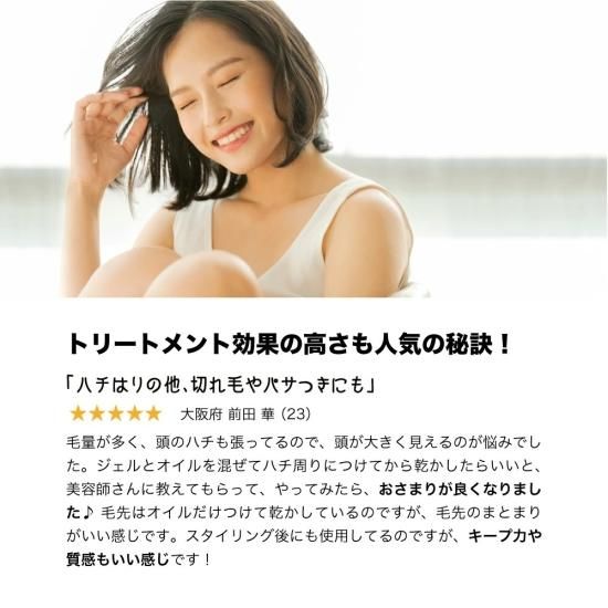 SBCP 生ミネラルジェルとオイルを混ぜるフルボ酸のヘア