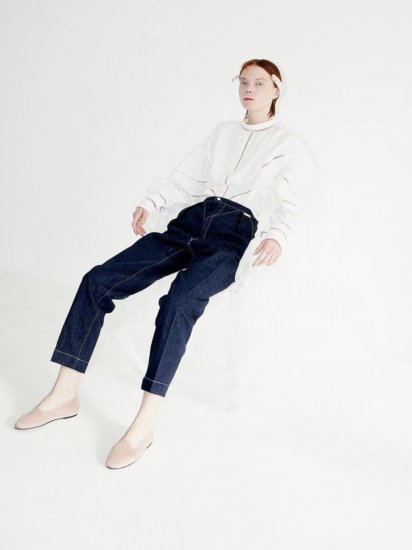 DECO depuis 1985 organic cotton denim pants - VONDOT｜レディース 