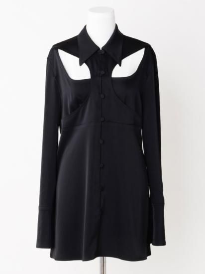 FETICO SATIN SHIRT - VONDOT｜レディースセレクトショップ