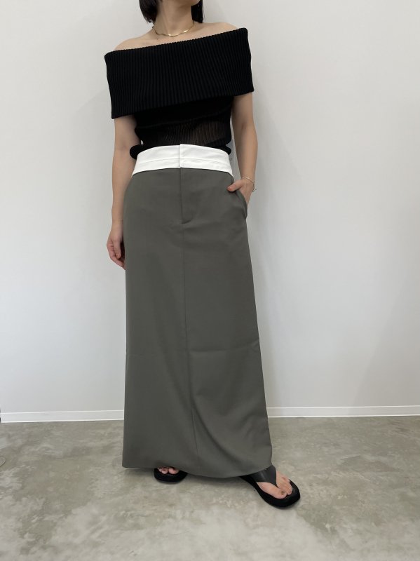 IIROT Wrap waist Skirt - VONDOT｜レディースセレクトショップ