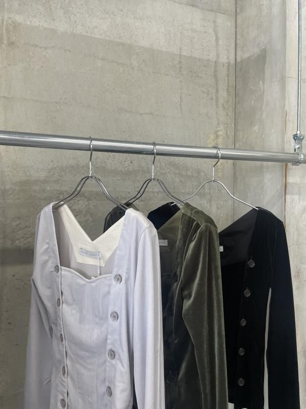 YOHEI OHNO Stomacher Velour Top - VONDOT｜レディースセレクト