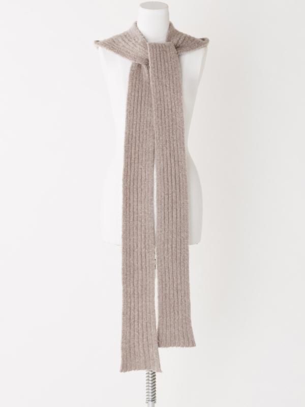 小物 FETICO WOOL CASHMERE KNIT HOODED SCARF FETICO WOOL CASHMERE KNIT HOODED SCARF - VONDOT｜レディース