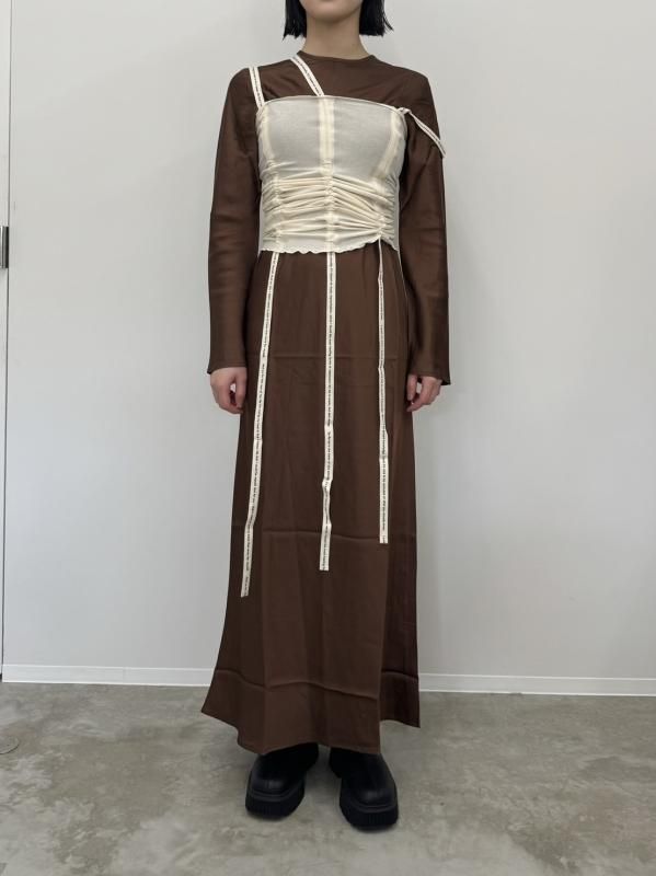 BASERANGE DYDINE LONGSLEEVE DRESS - VONDOT｜レディース