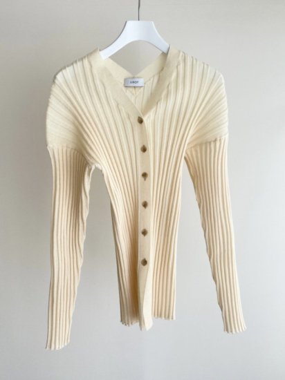 IIROT Dry Rib Knit Cardigan - VONDOT｜レディースセレクトショップ