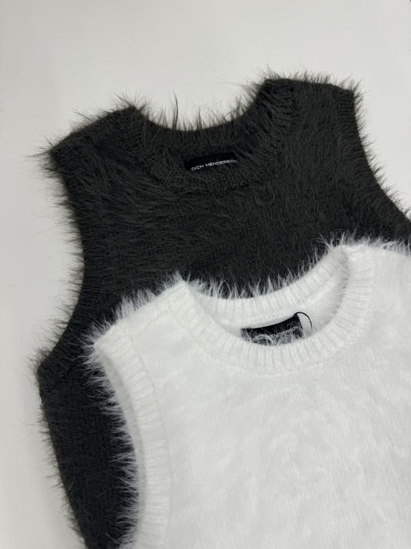 DICH HENDERSON Fluffy summer knit tank - VONDOT｜レディース
