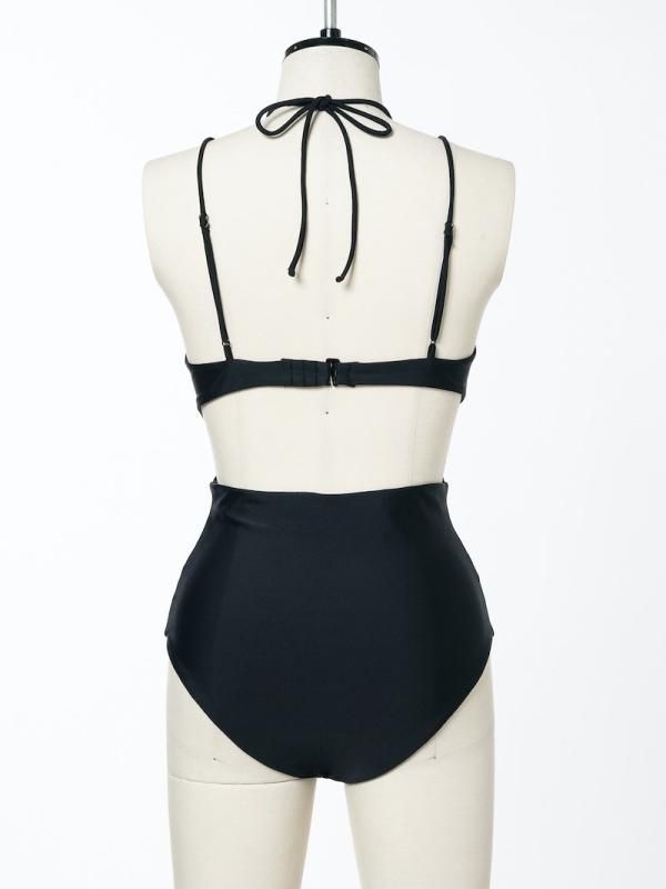 【水着】FETICO CUT-OUT ONEPIECE SWIMSUIT FETICO CUT-OUT TWISTED SWIMSUIT - VONDOT｜レディースセレクト