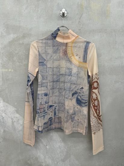 YOHEI OHNO Graphic Mesh Top - VONDOT｜レディースセレクトショップ