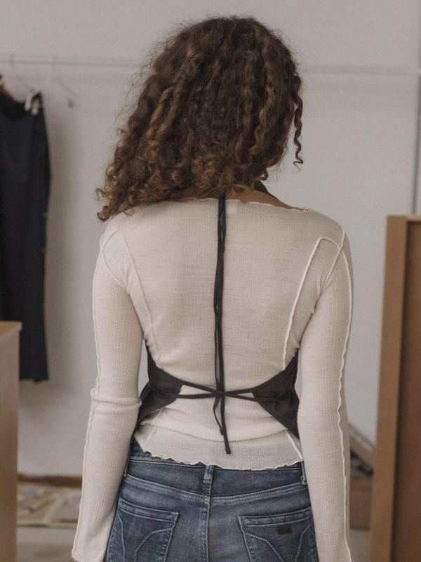 BASERANGE LEI APRON TOP - VONDOT｜レディースセレクトショップ