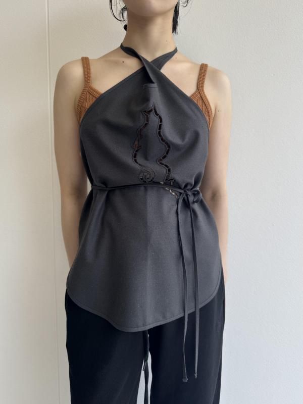 BASERANGE LEI APRON TOP - VONDOT｜レディースセレクトショップ