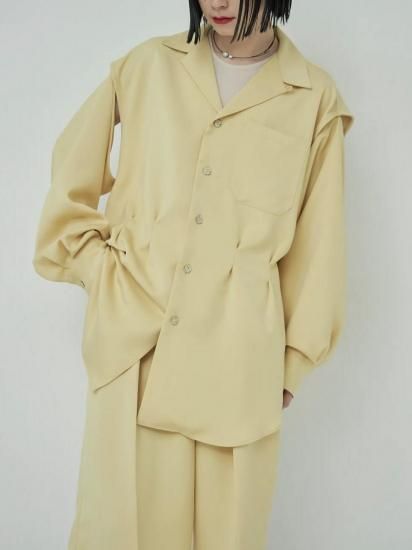 トップス mediam Detachable sleeve shirt Mediam Detachable sleeve shirt - VONDOT｜レディースセレクト