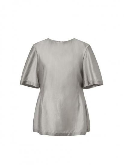 AMOMENTO ♥ cotton shirts dress /追跡付 Cotton Smocked Waist Cap-Sleeve Shirt Dress