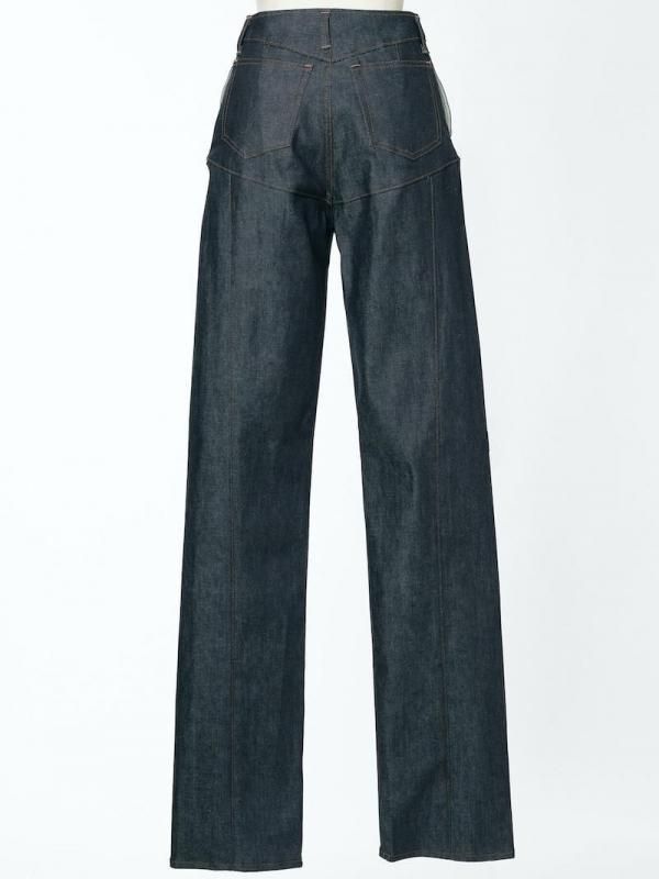 【FETICO】12oz HIGH-RISE COATED JEANS FETICO】12oz HIGH-RISE COATED JEANS