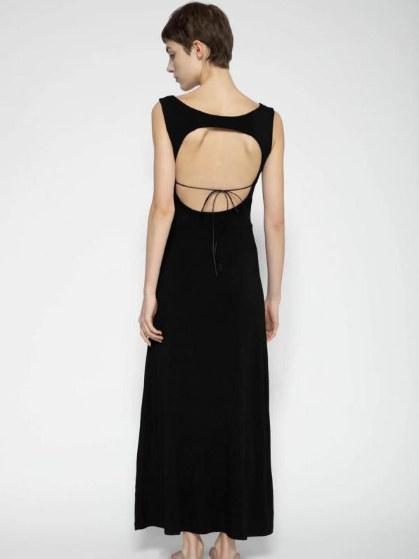 determ; Collagen Sleeveless Open Back Dress - VONDOT｜レディース