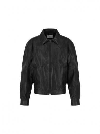 AMOMENTO Synthetic Leather Blouson - VONDOT｜レディースセレクト