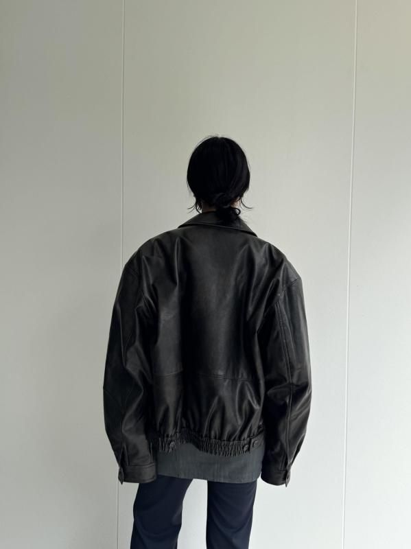 AMOMENTO Synthetic Leather Blouson - VONDOT｜レディースセレクト