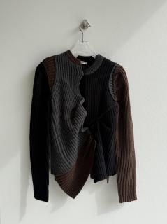 OPEN SESAME CLUB カーディガン OPEN SESAME CLUB/オープン セサミ クラブ】 CLUB Haze rib