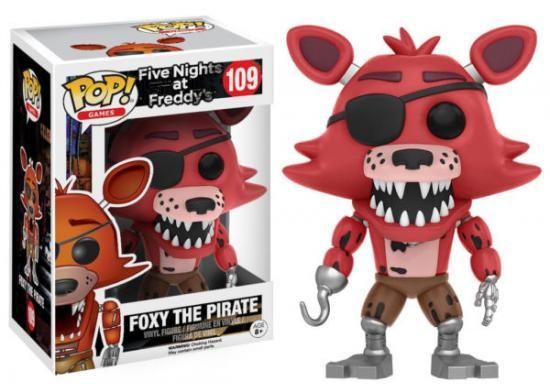 Five Nights At Freddy S Foxy The Pirate Vinyl Pop Figure Toy 109 Funko New Mib 映画グッズ アート通販店舗 Node