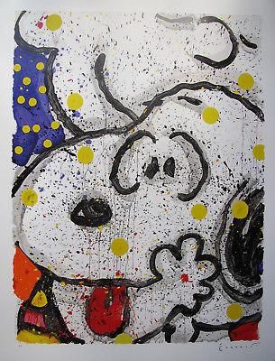 TOM EVERHART トム・エバハート スヌーピー MY MAIN SQUEEZE ハンドサイン リトグラフ - アート通販店舗 NODE